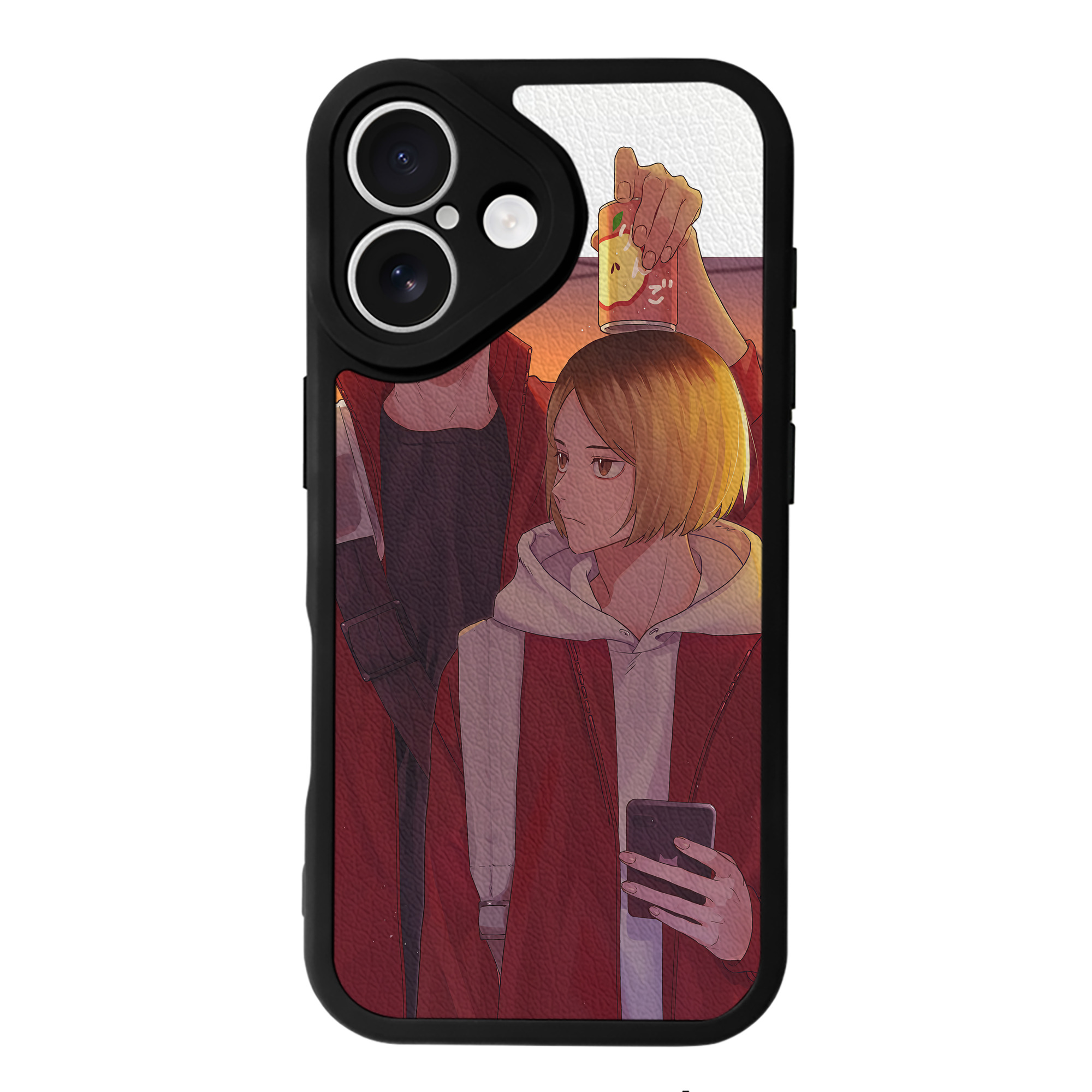 （画像用） ハイキュー!! Haikyu!! 【iPhone 16シリーズ対応】シリコンスマホケース（レザー調） 材質：シリコン